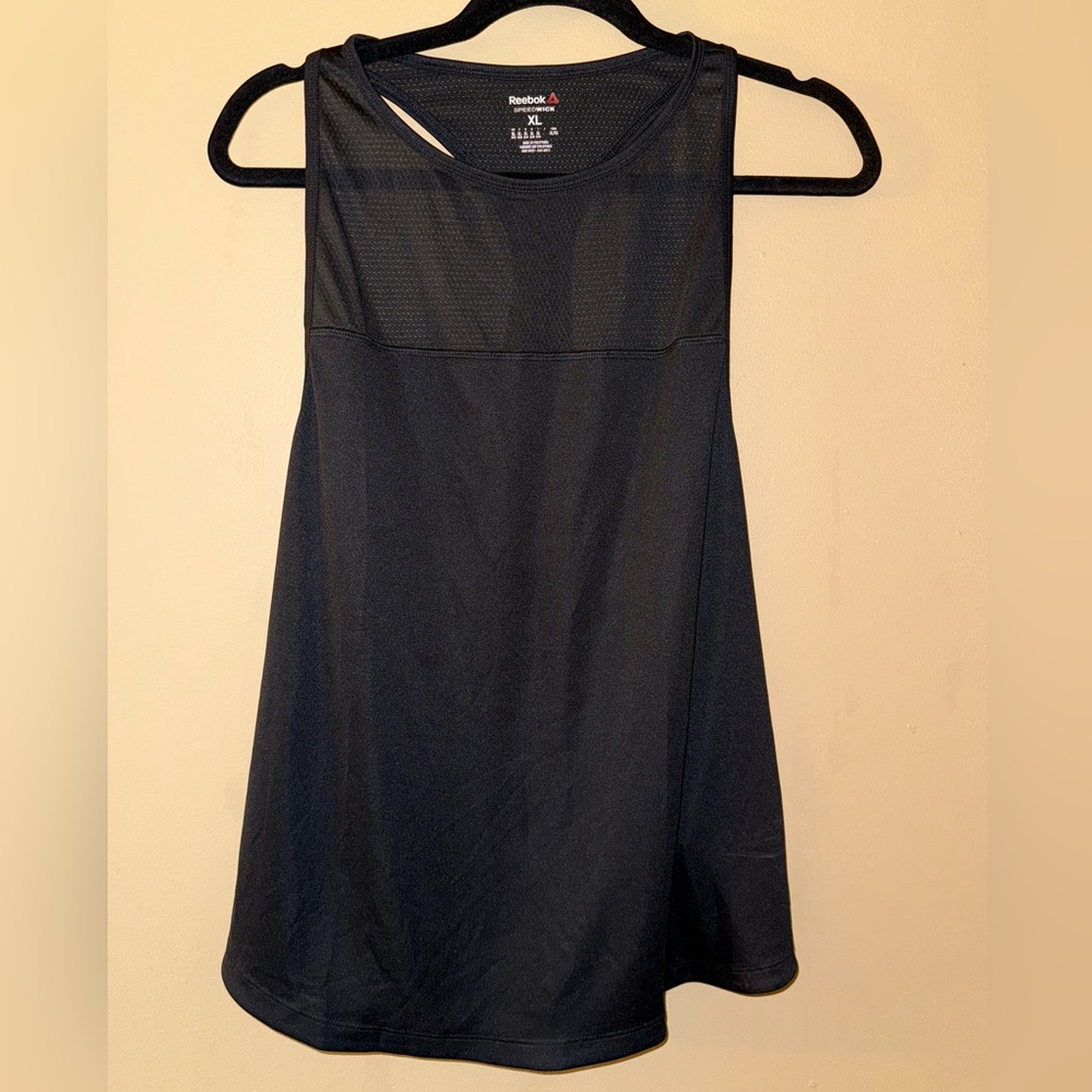 BNWOT XL Reebok Black Athletic Tank Top
